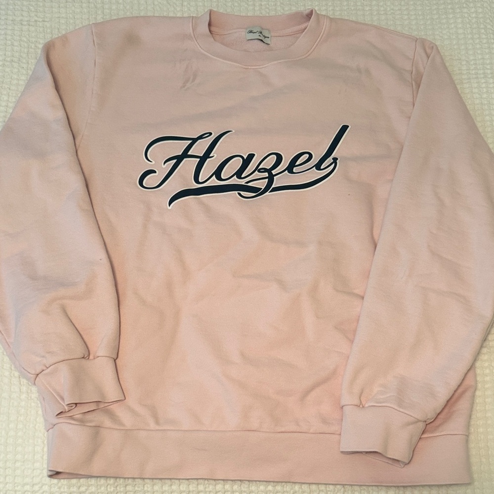 Hazel Boutique Light Pink Crewneck Size XL